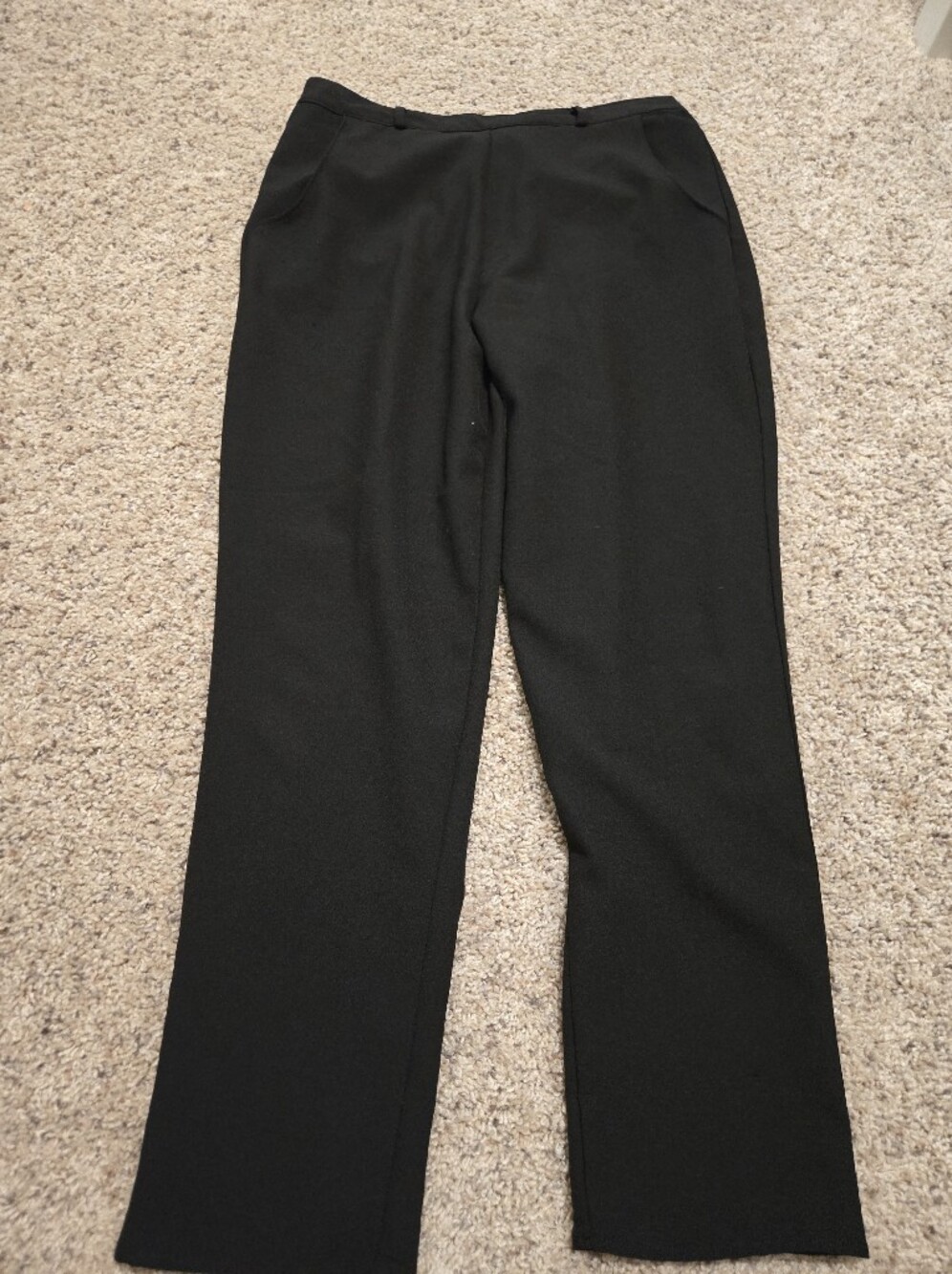 Xhileration Black Women's Straight-Leg Dress Pants